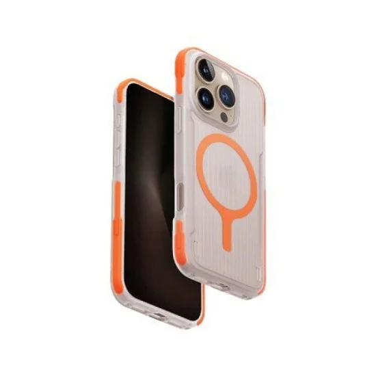 Cover Iphone 16 Pro Magclick Charging Combat Active Uniq Hybrid - Orange